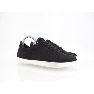 ECCO Leisure Minimalist Retro Lace Sneaker Size 39 EU 8 8.5 US Black Leather